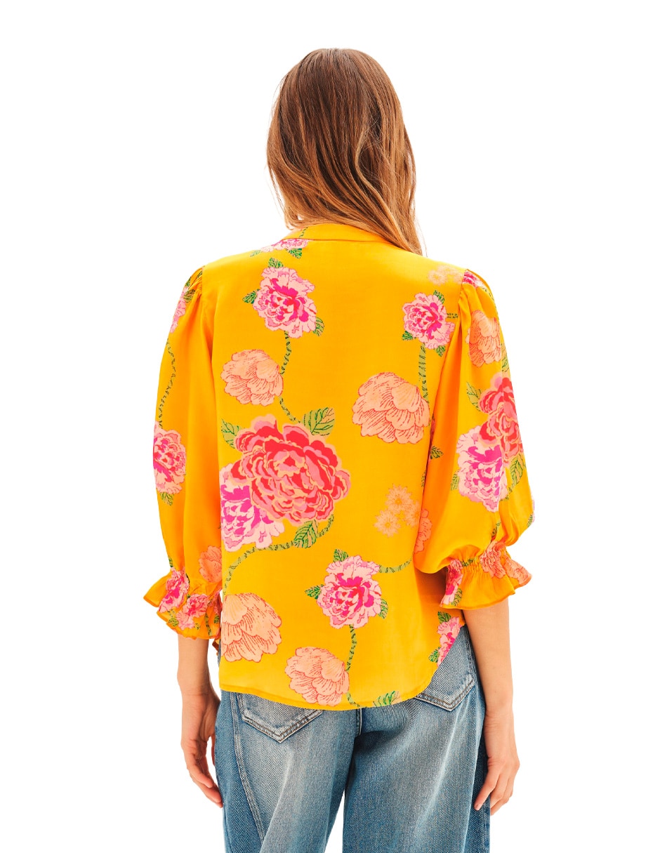 Blusa manga 3/4 para mujer 4