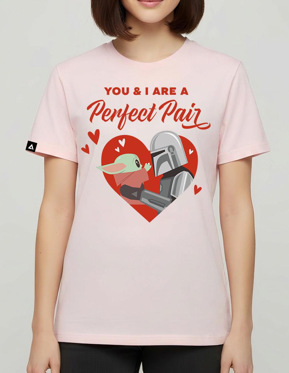 Playera manga corta star wars cuello redondo para mujer