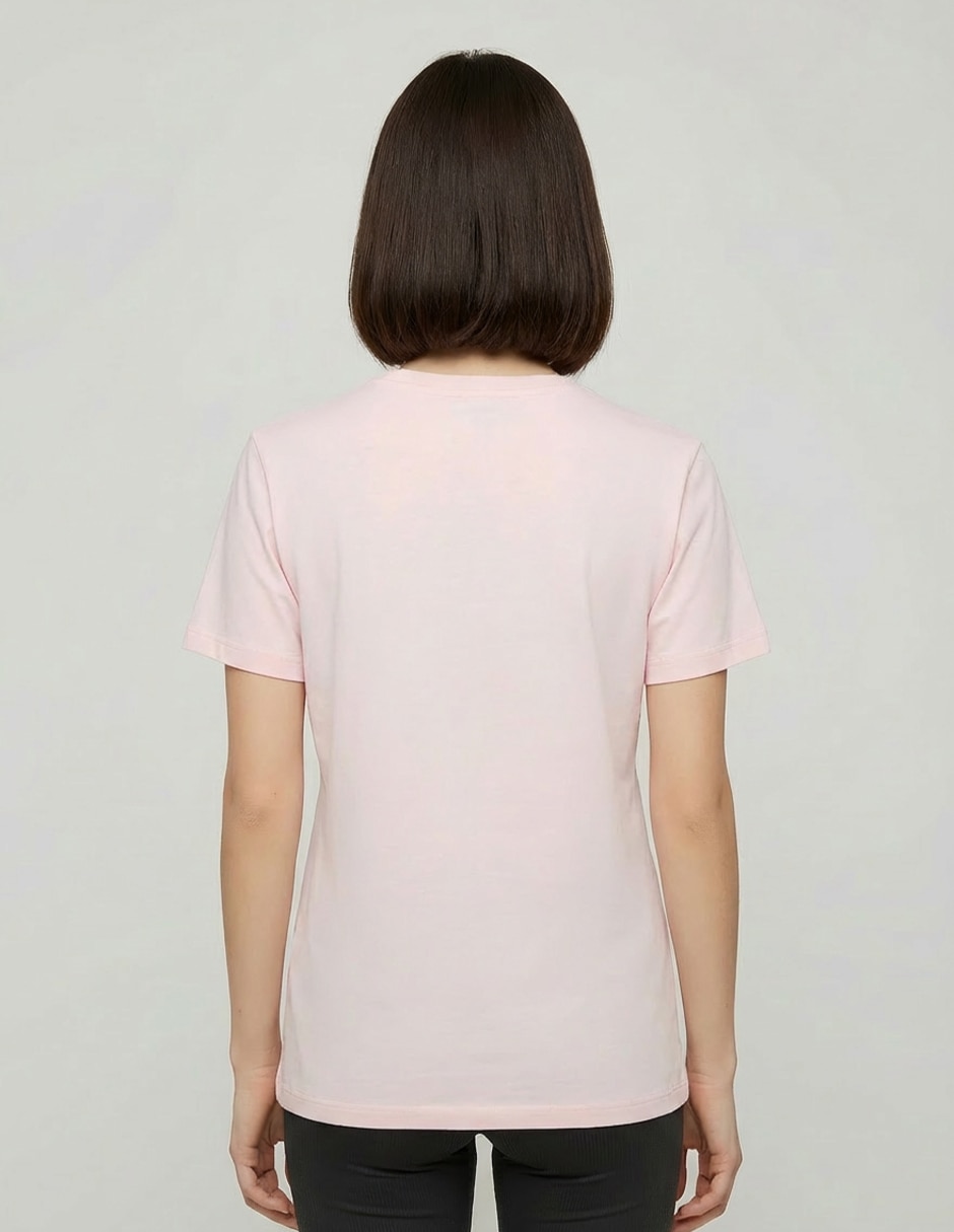 Playera manga corta star wars cuello redondo para mujer