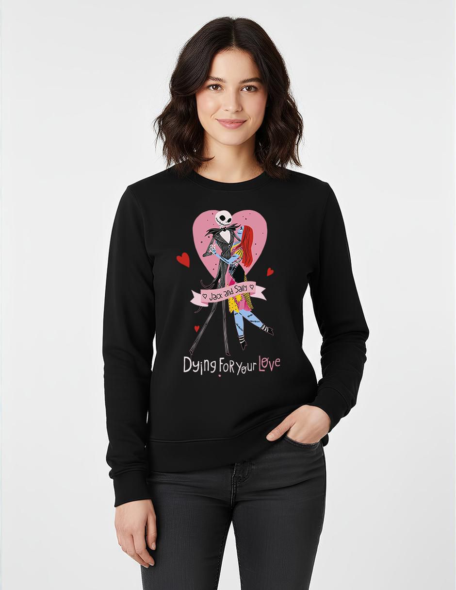 Sudadera el extraño mundo de jack para mujer Sudadera el extraño mundo de jack para mujer