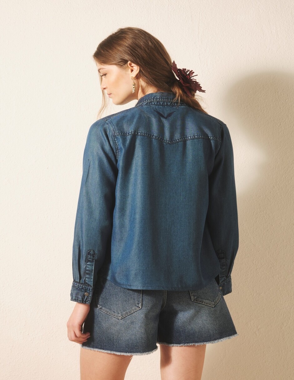 Blusa manga larga para mujer 3