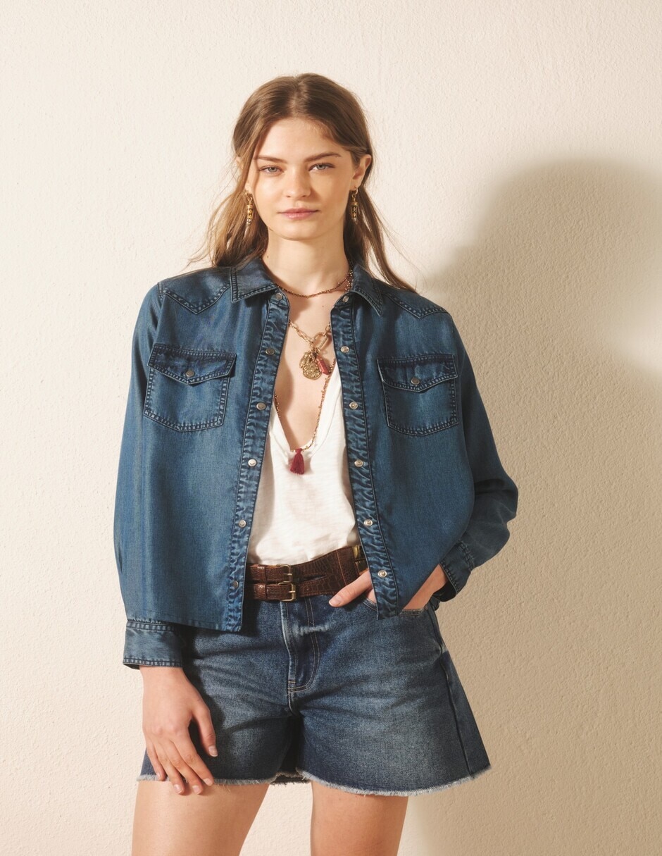 Blusa manga larga para mujer Blusa manga larga para mujer