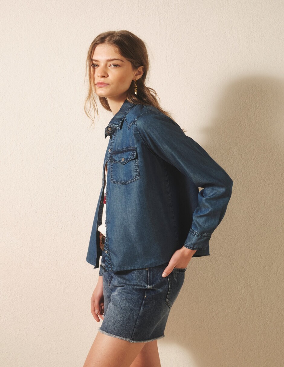 Blusa manga larga para mujer 2