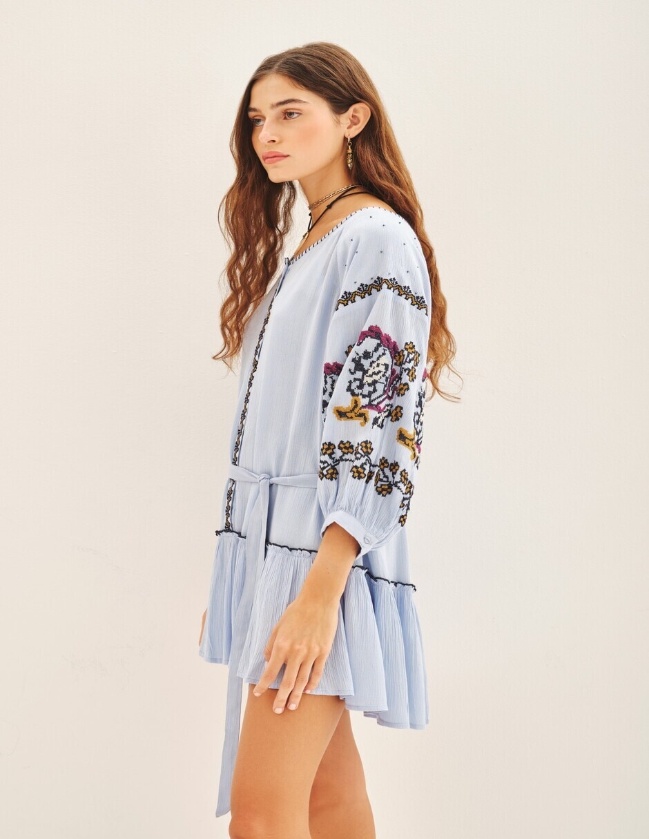 Vestido corto casual no aplica "para mujer" 2