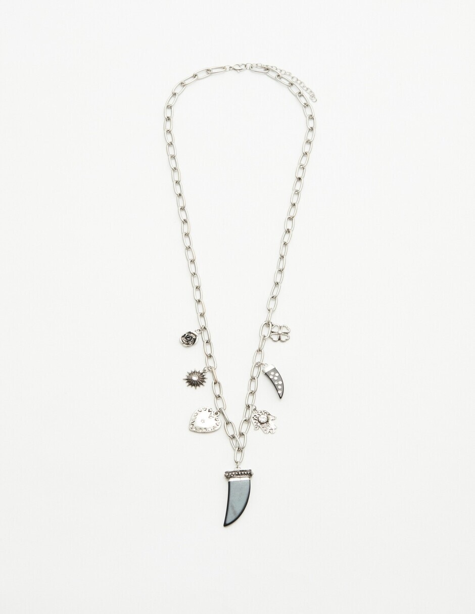 Collar con dije de cuerno Rapsodia 2