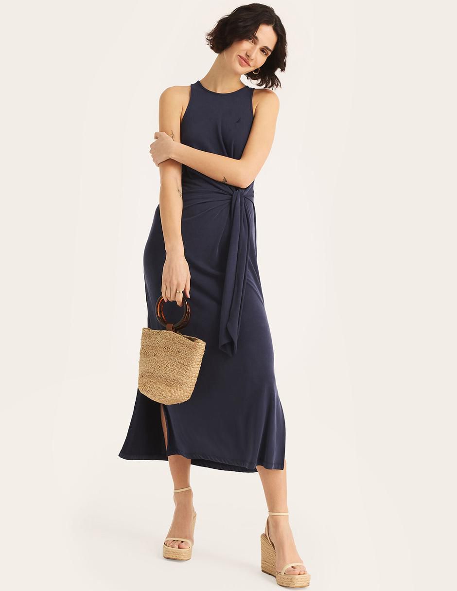 Vestido midi casual s 26 para mujer