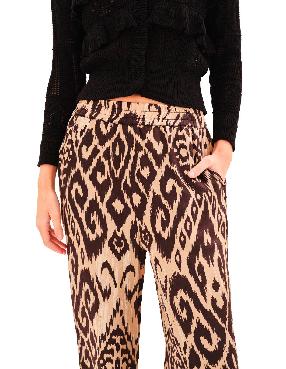 Pantalón de vestir palazzo para mujer 2
