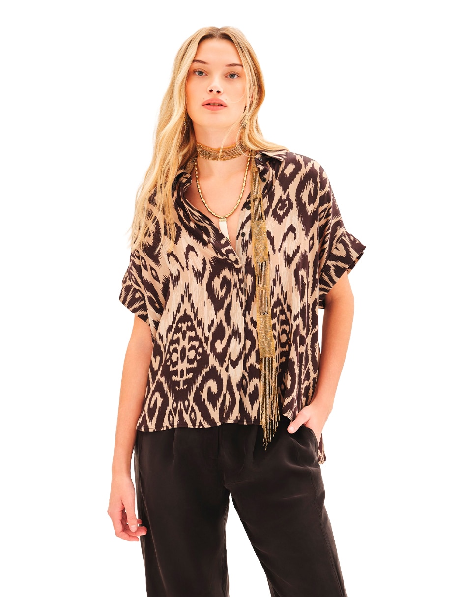 Camisa manga corta para mujer 1