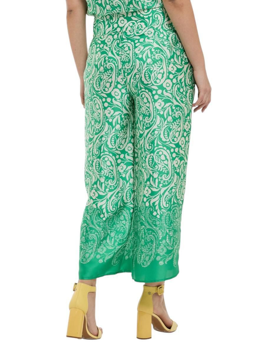 Pantalón coulotte wide leg para mujer 2