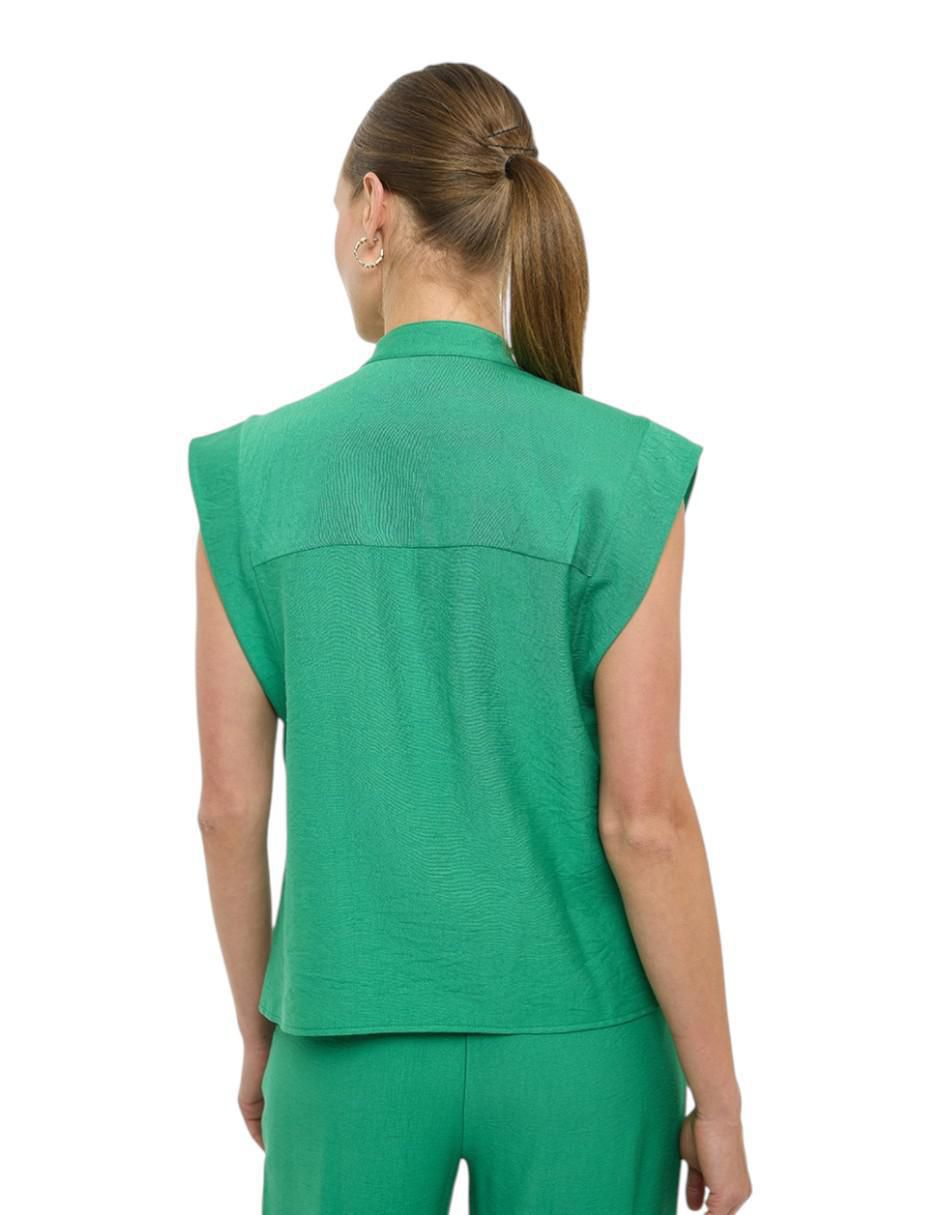 Blusa sin manga para mujer 2
