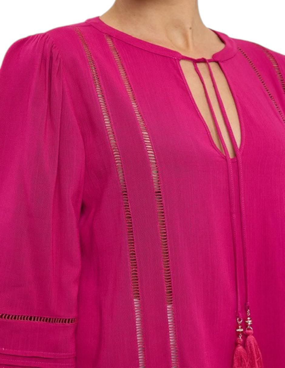 Blusa manga larga para mujer 4