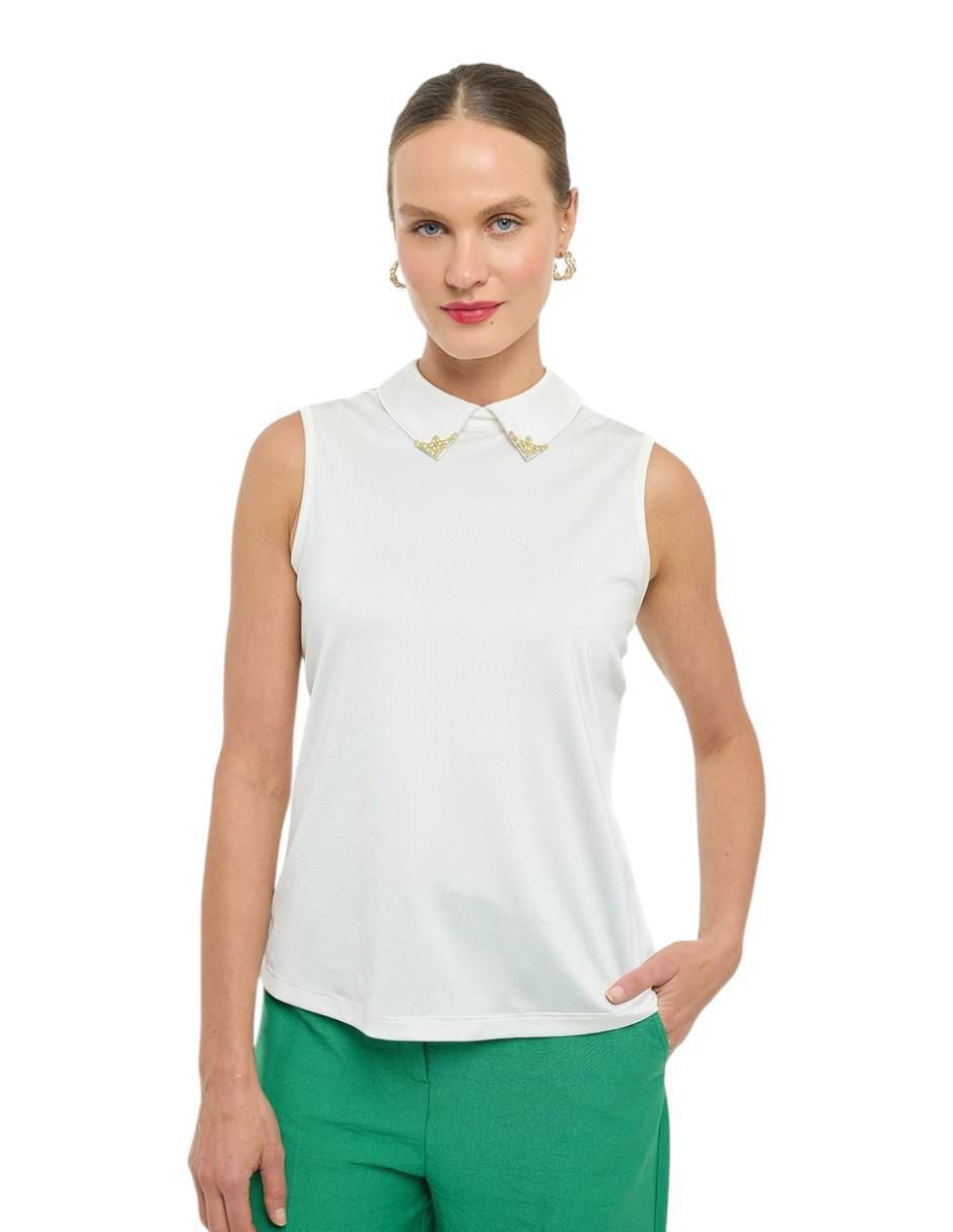 Blusa Nine West sin manga para mujer