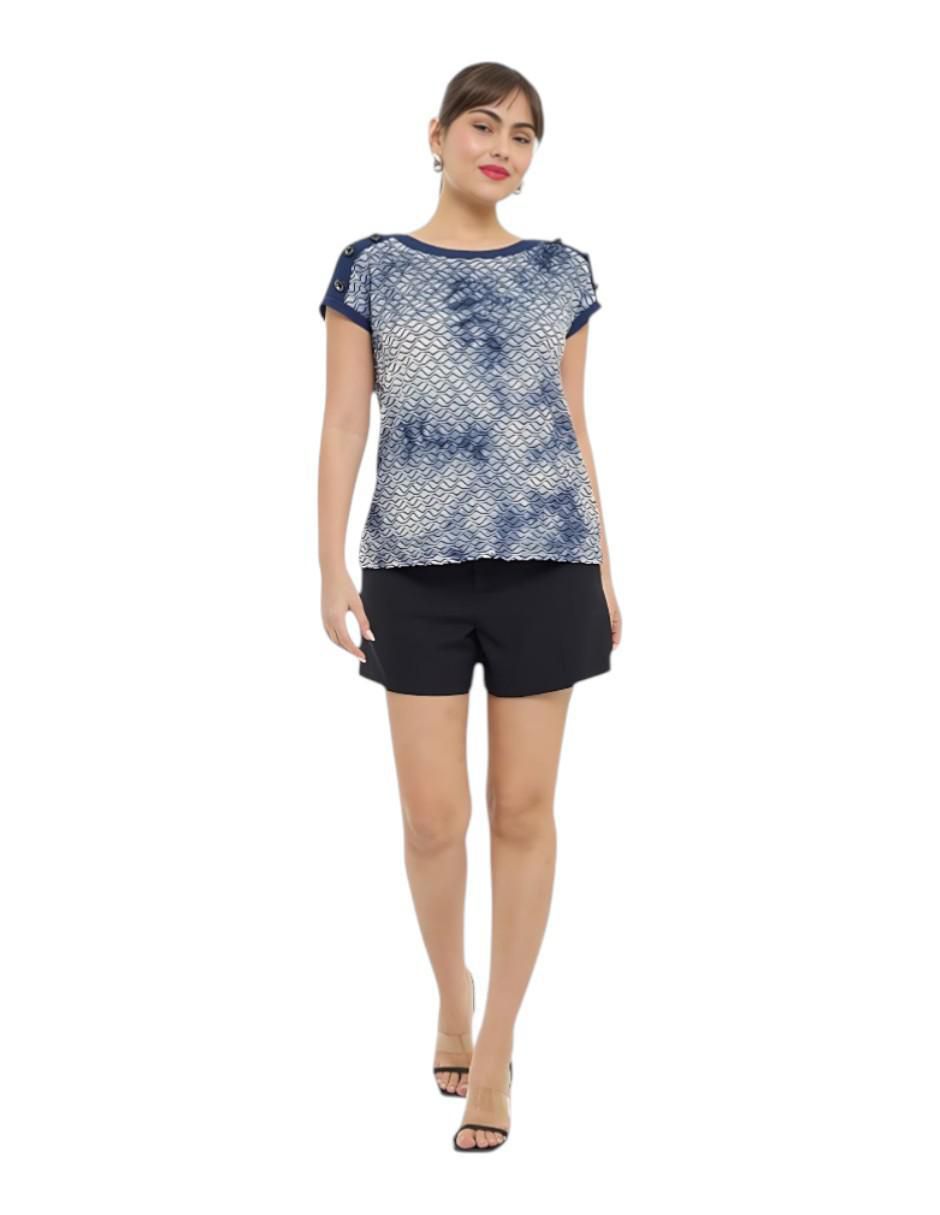 Blusa manga corta para mujer 3