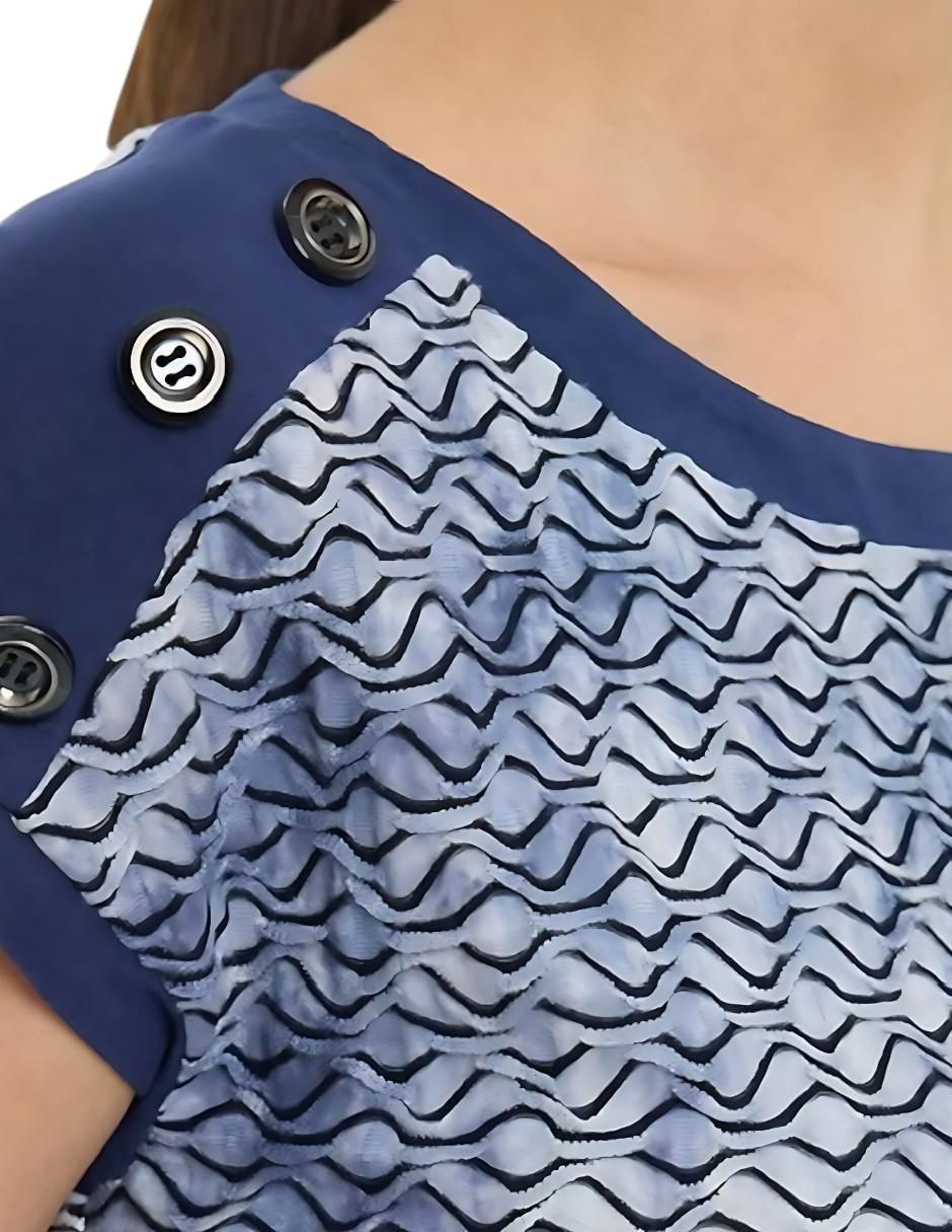 Blusa manga corta para mujer 4