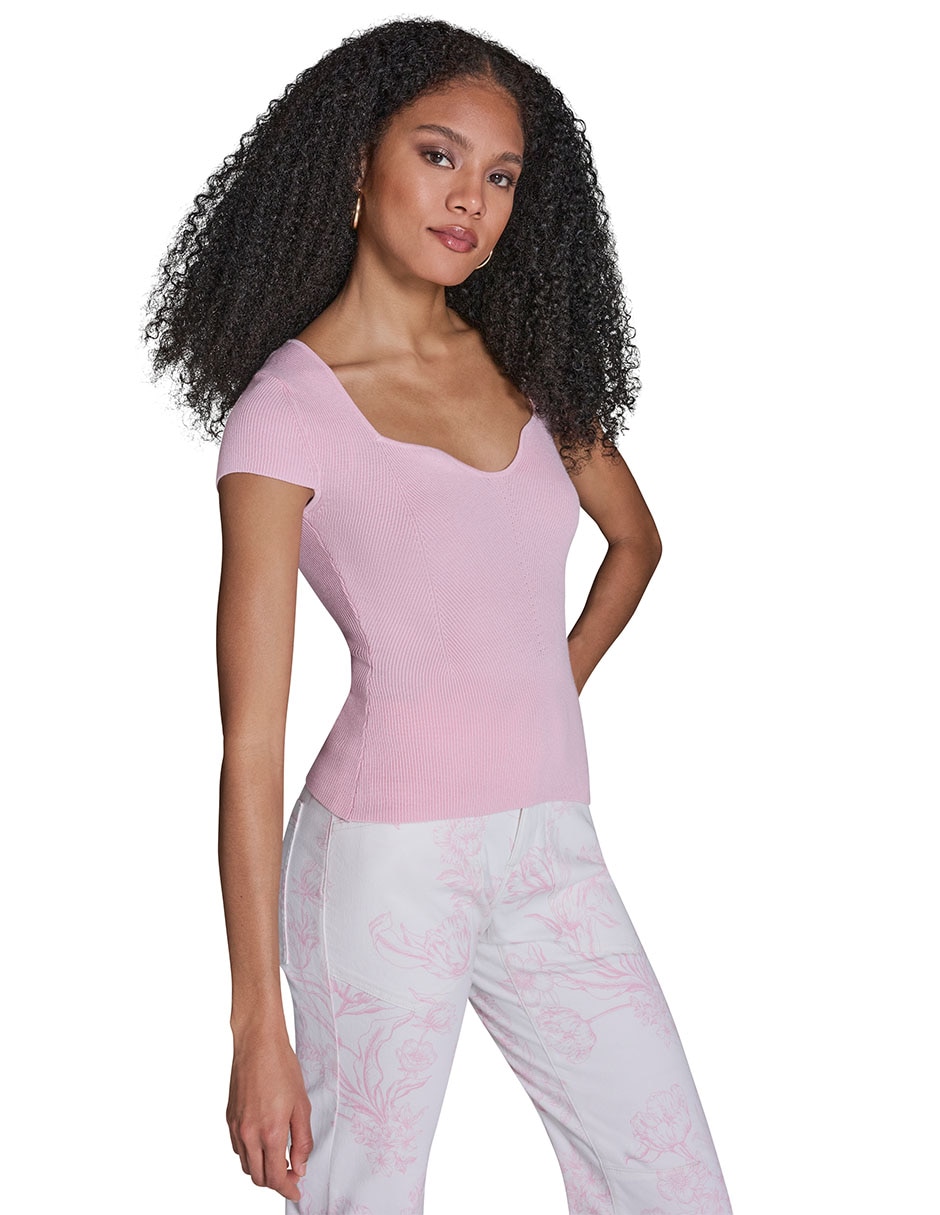 Blusa Bcbg manga corta para mujer