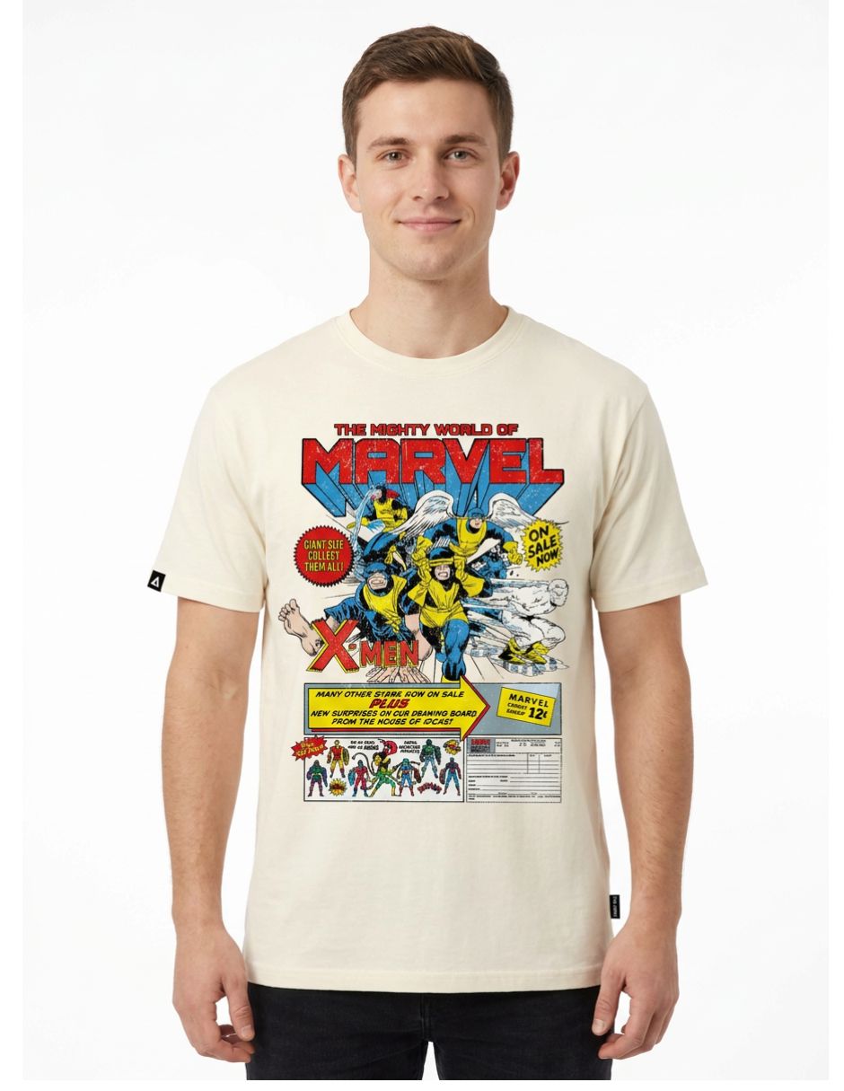 Playera manga corta marvel the mighty world cuello redondo mujer 4