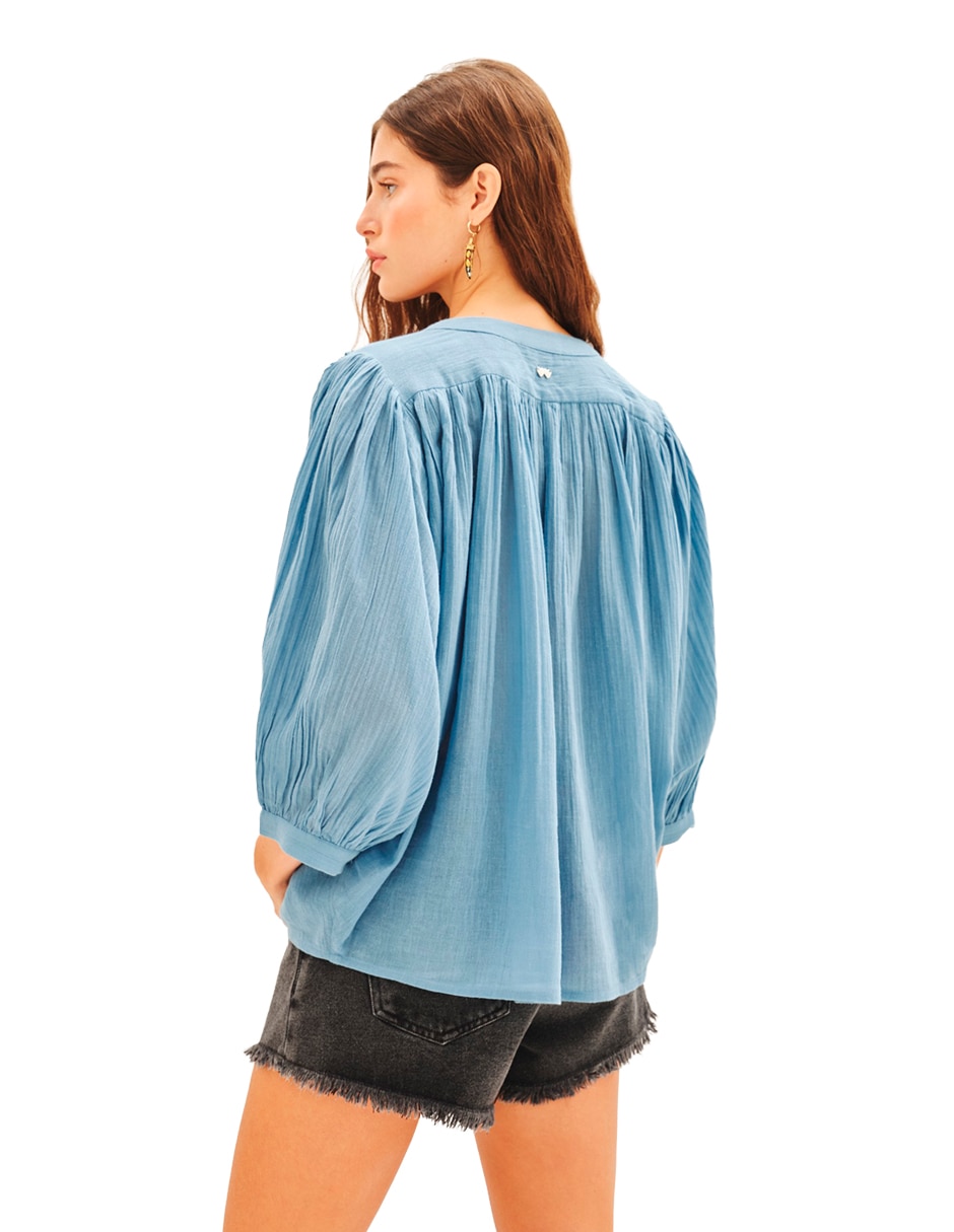 Blusa manga 3/4 para mujer 3