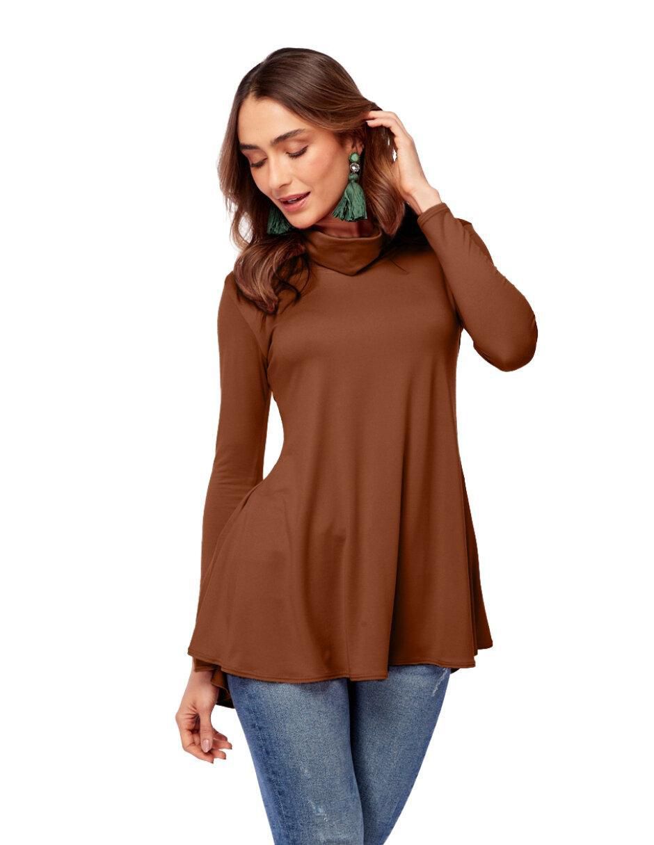 Blusa manga larga para mujer