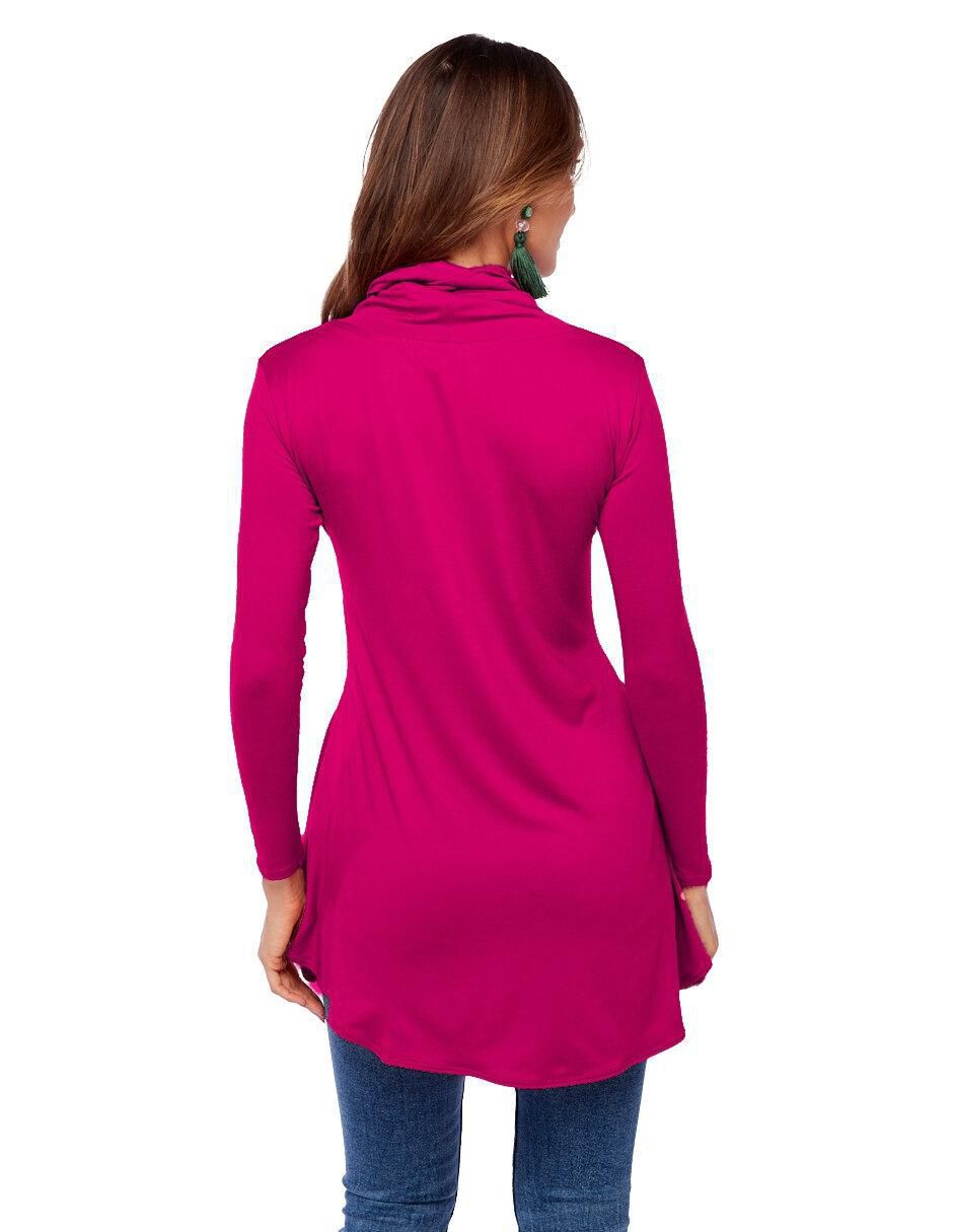 Blusa manga larga para mujer