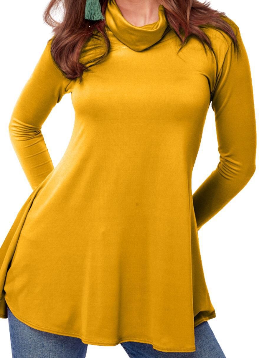 Blusa manga larga para mujer