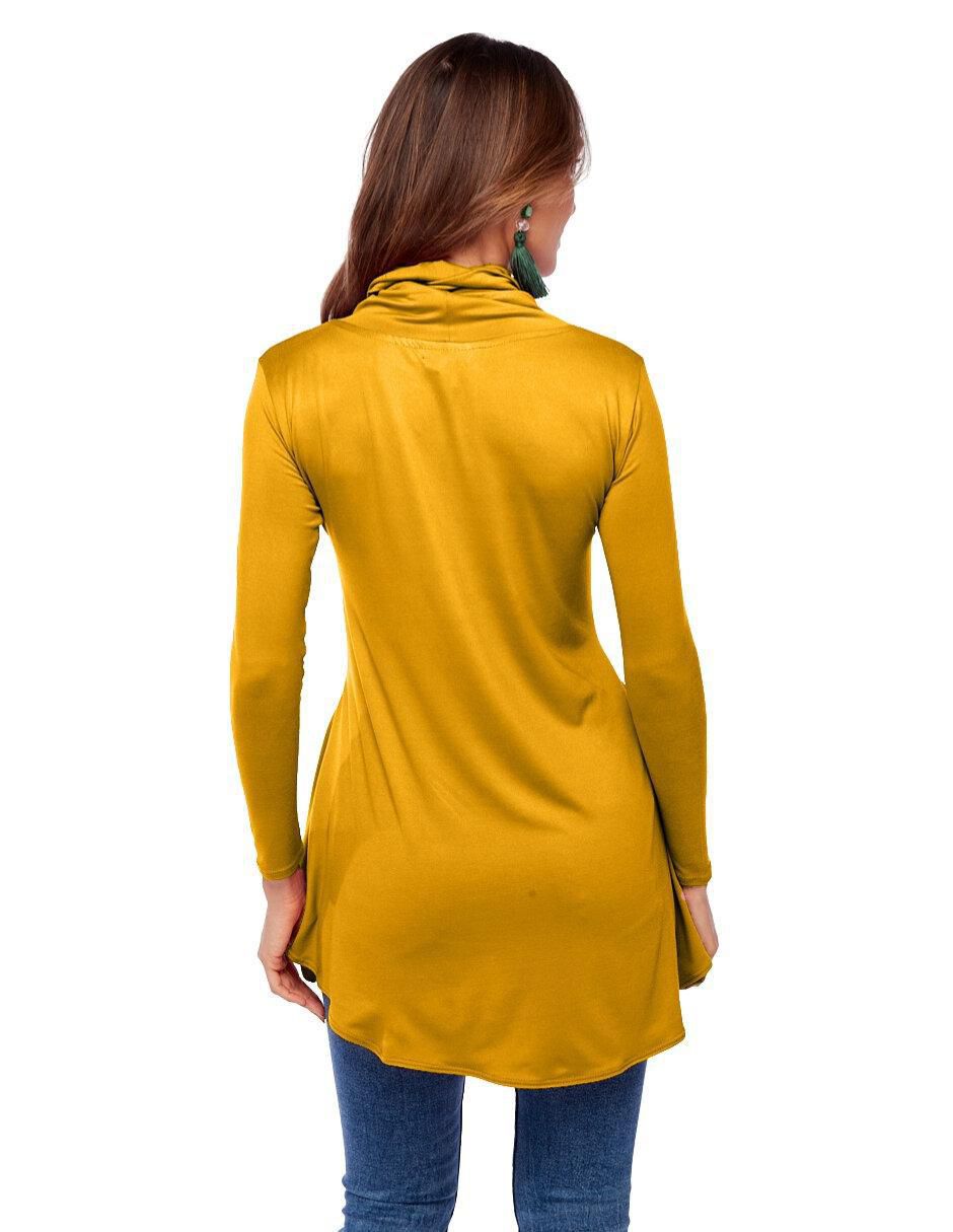Blusa manga larga para mujer