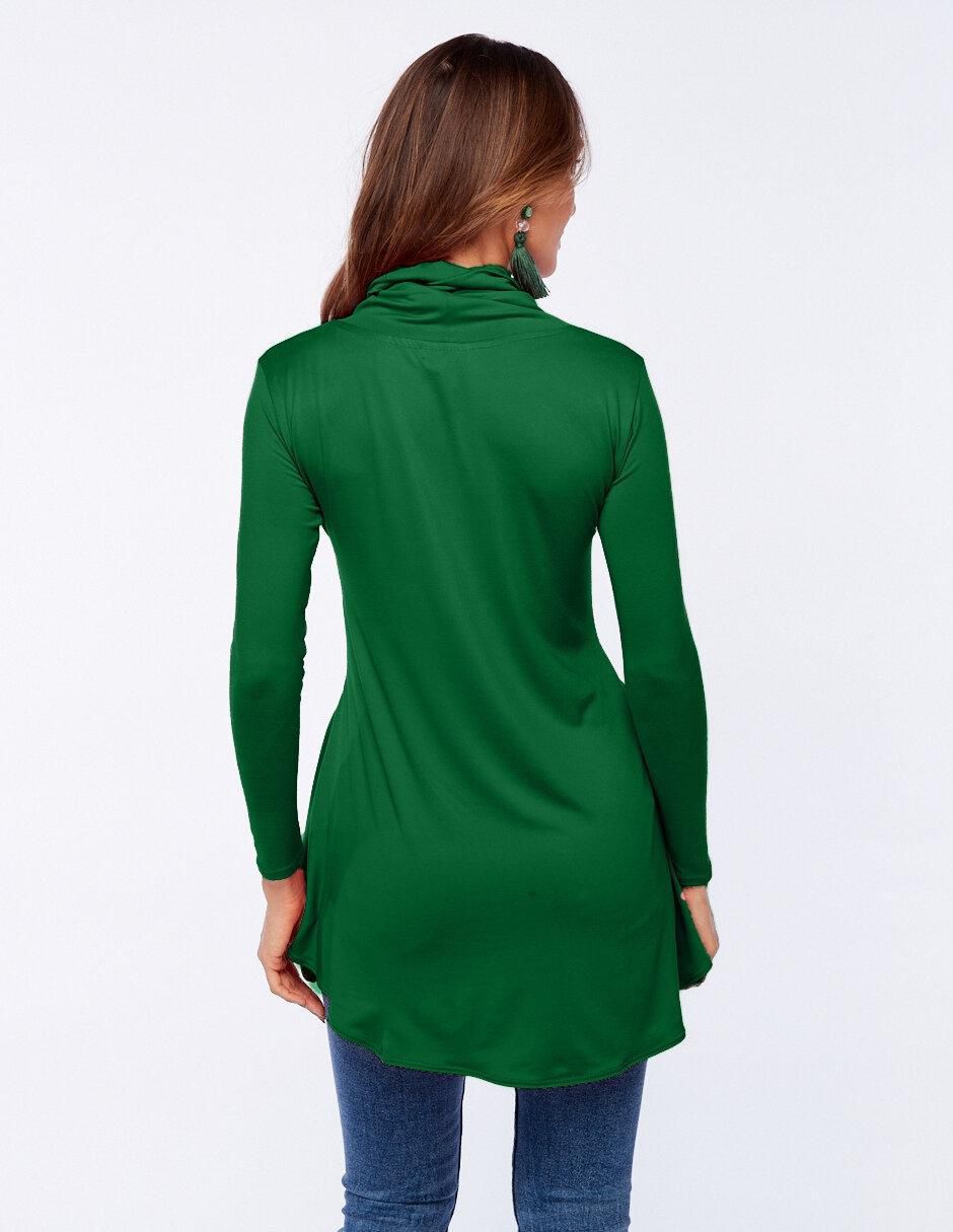 Blusa manga larga para mujer