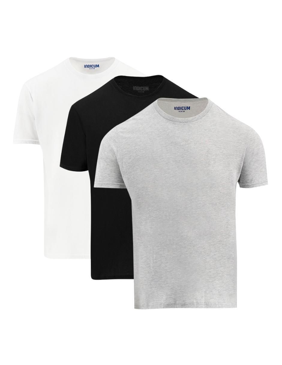 Set playera manga corta cuello redondo mujer Set playera manga corta cuello redondo mujer