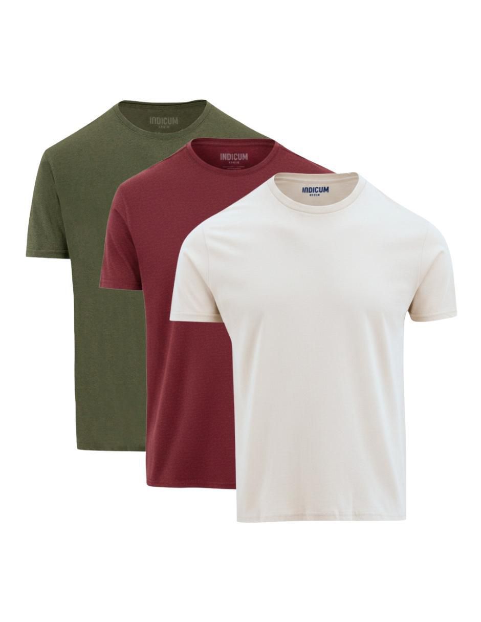 Set playera manga corta cuello redondo mujer