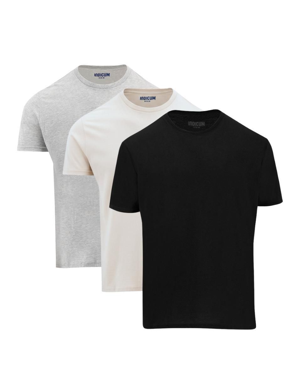 Set playera manga corta cuello redondo mujer Set playera manga corta cuello redondo mujer