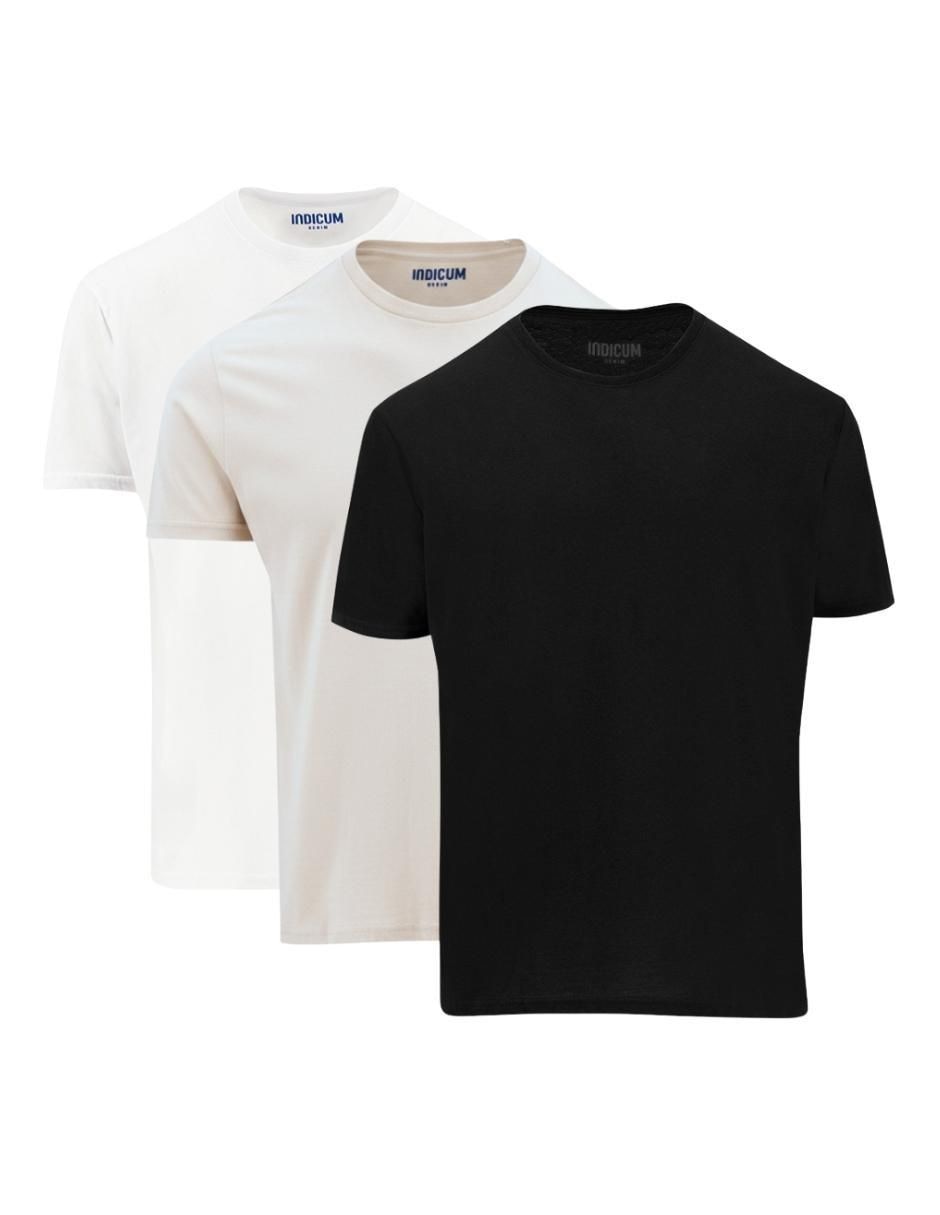 Set playera manga corta cuello redondo mujer Set playera manga corta cuello redondo mujer