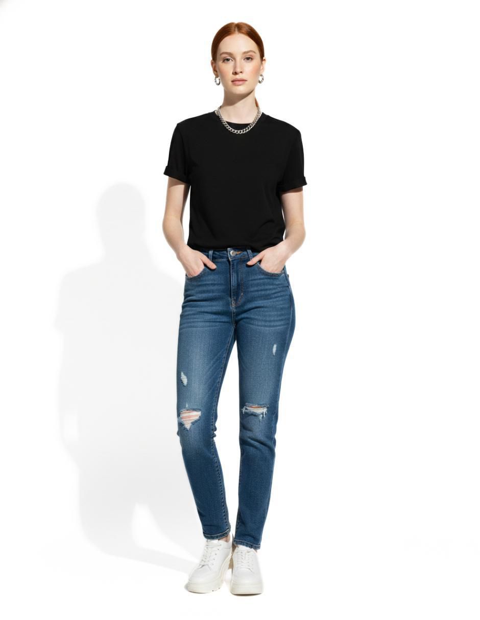 Set playera manga corta cuello redondo mujer 5