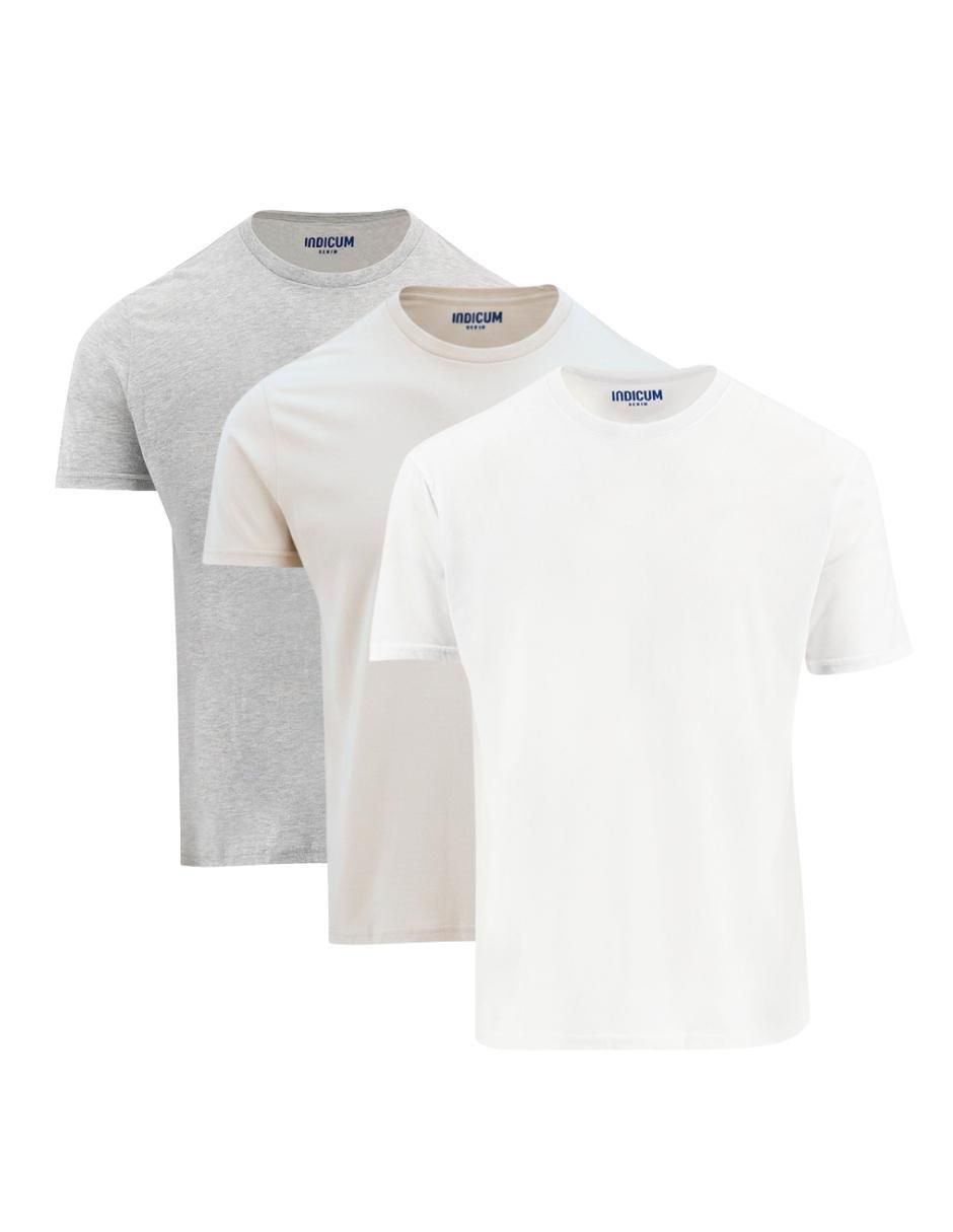 Set playera manga corta cuello redondo mujer Set playera manga corta cuello redondo mujer