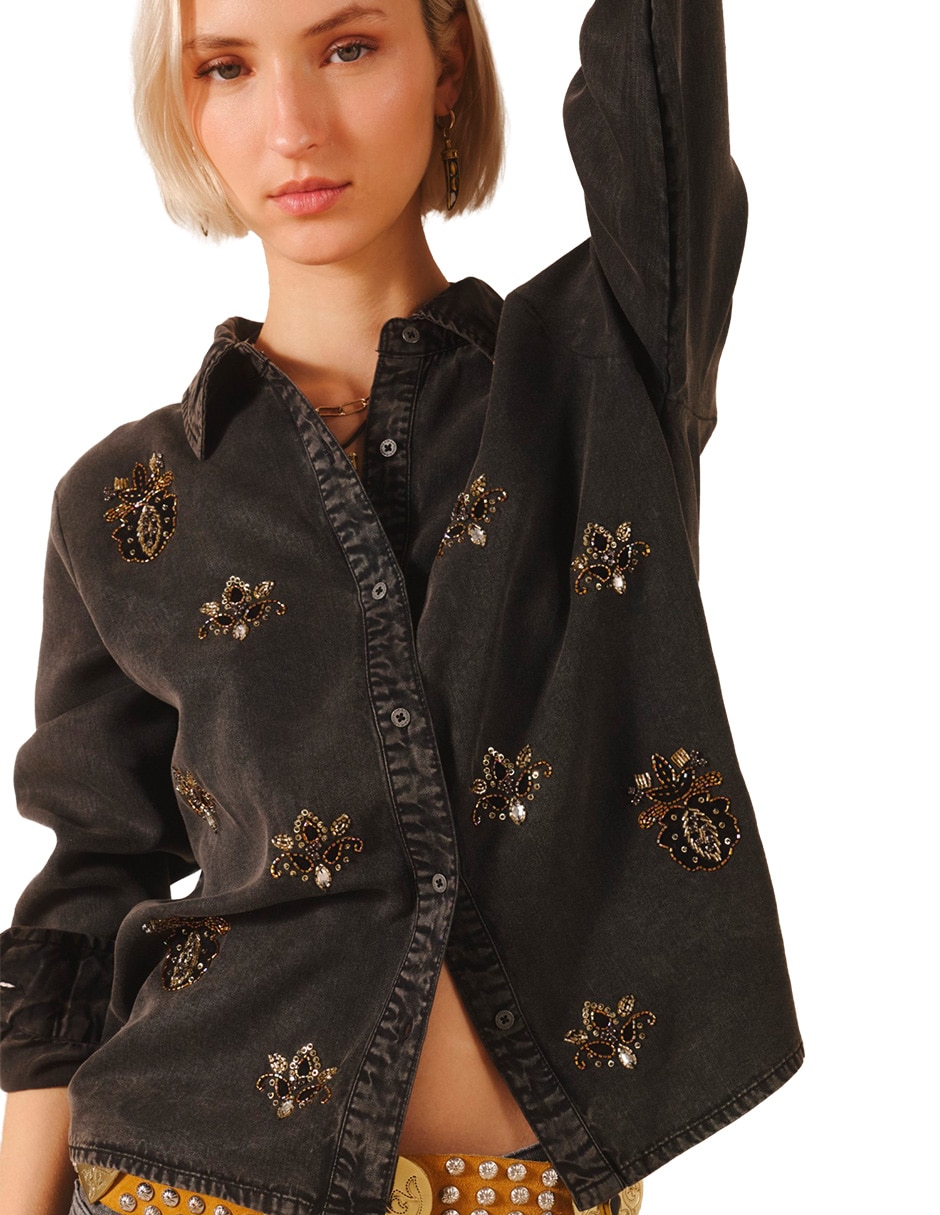Camisa manga larga para mujer
