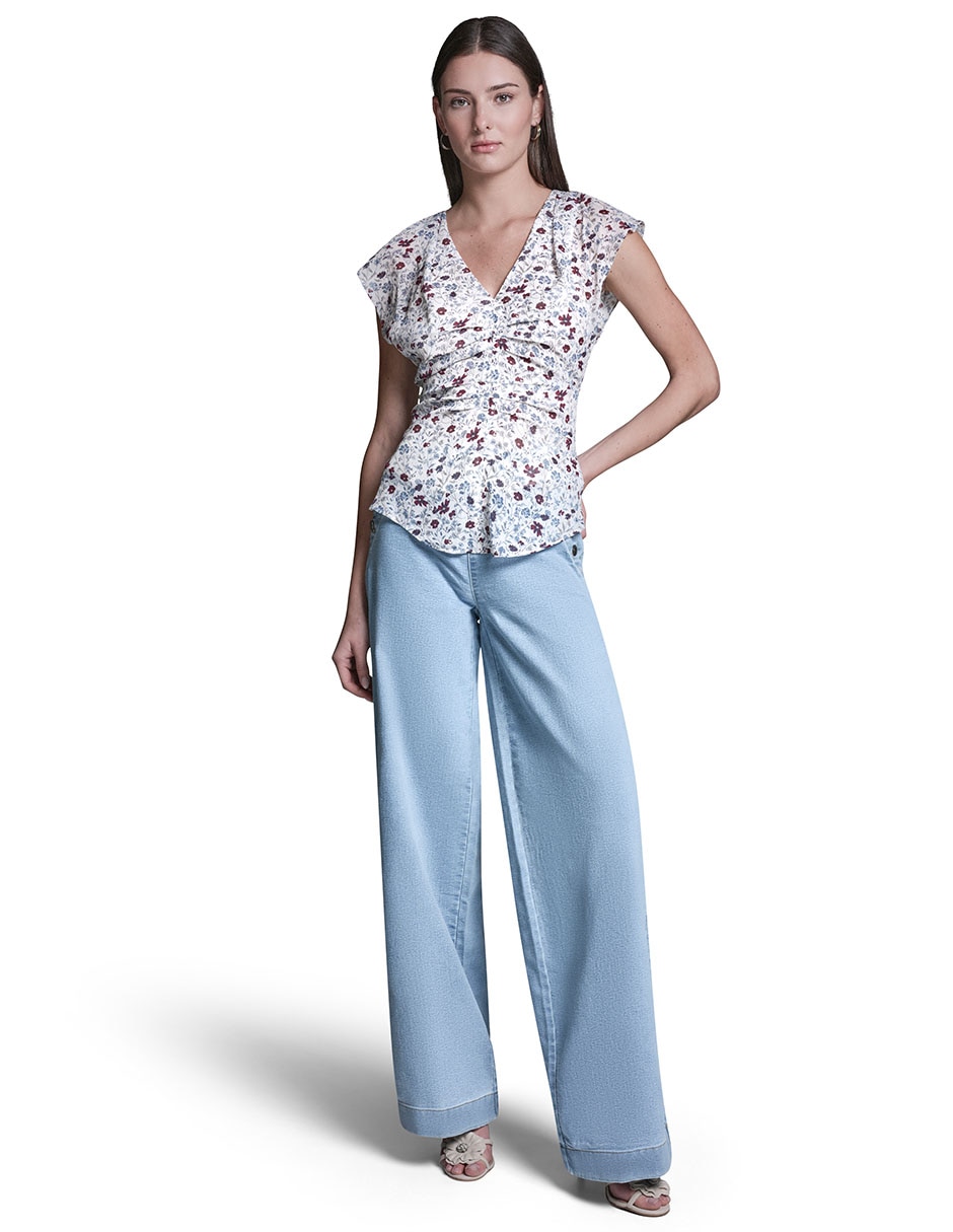 Blusa manga corta para mujer 5