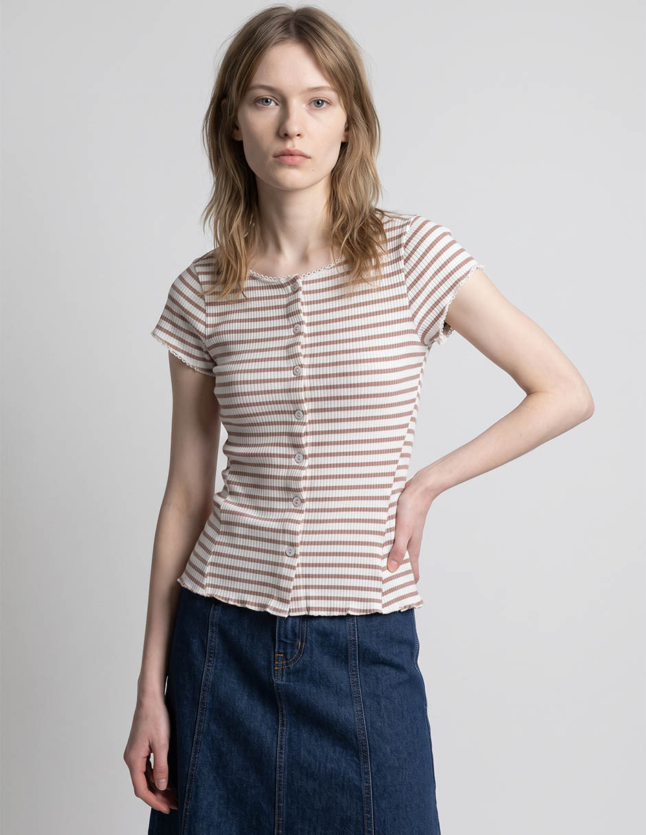 Top cuello redondo Top cuello redondo