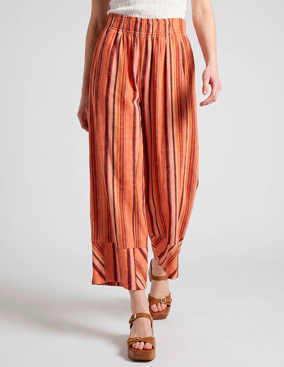 Pantalón capri relajado para mujer Pantalón capri relajado para mujer
