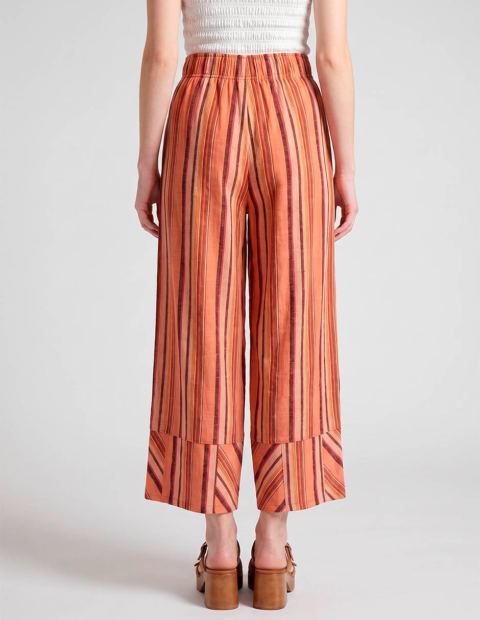 Pantalón capri relajado para mujer 2