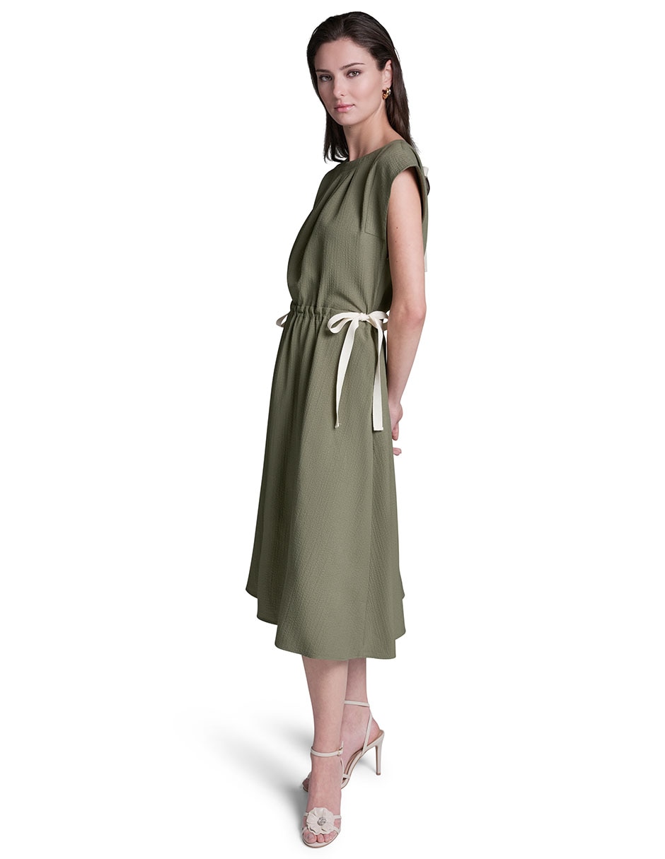Vestido a la rodilla casual para mujer 2