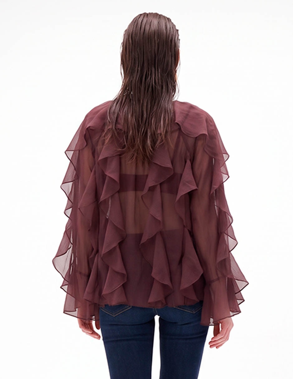 Blusa manga larga para mujer 2