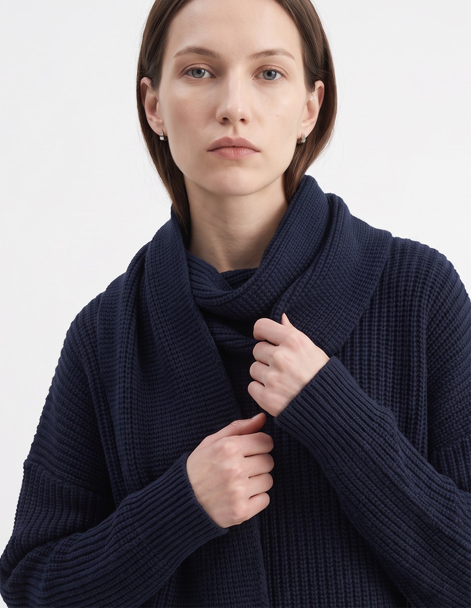 Suéter cuello tortuga para mujer 2