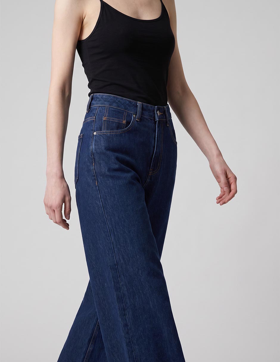 Jeans relaxed wide leg Kur-Kuma para mujer 2