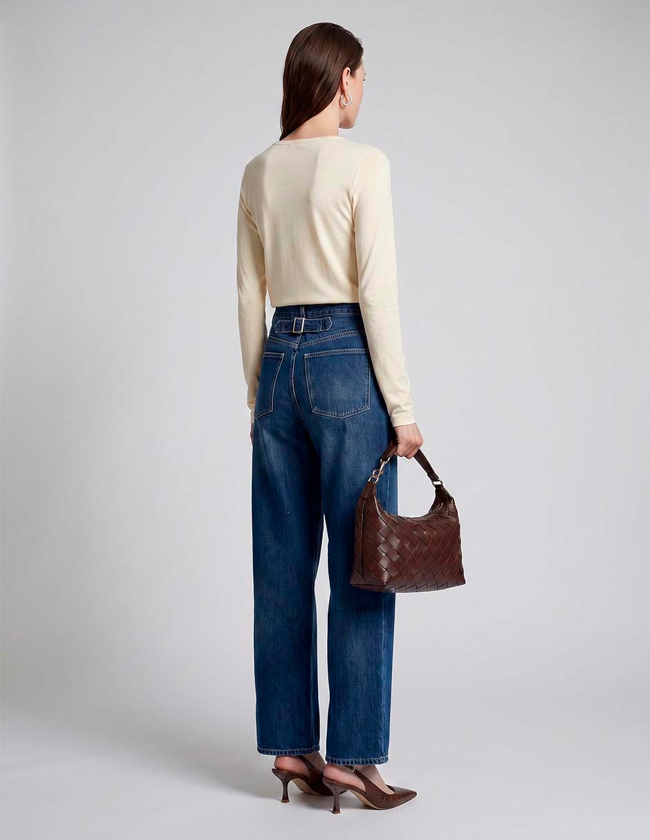 Jeans wide leg para mujer