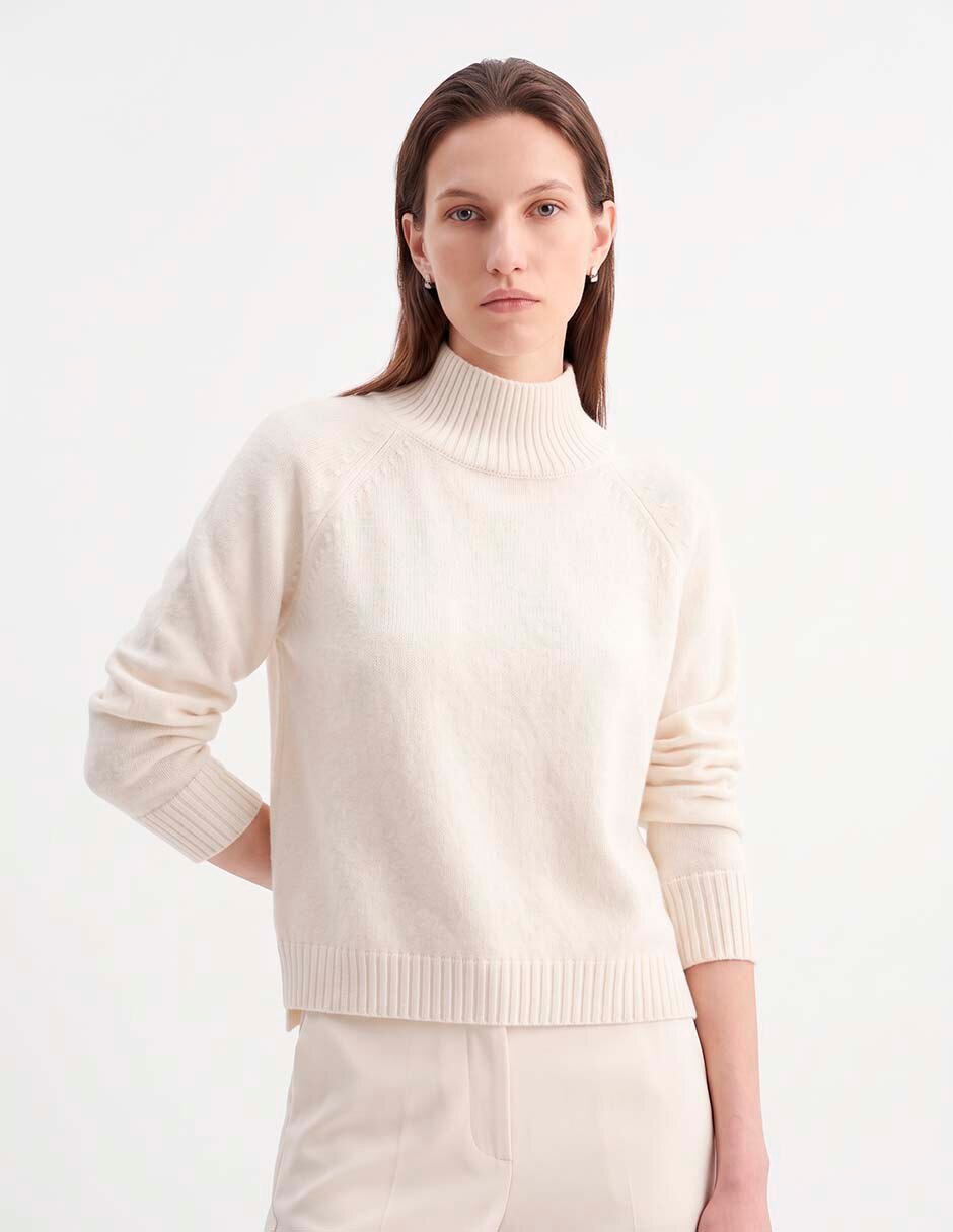 Suéter cuello alto para mujer 3