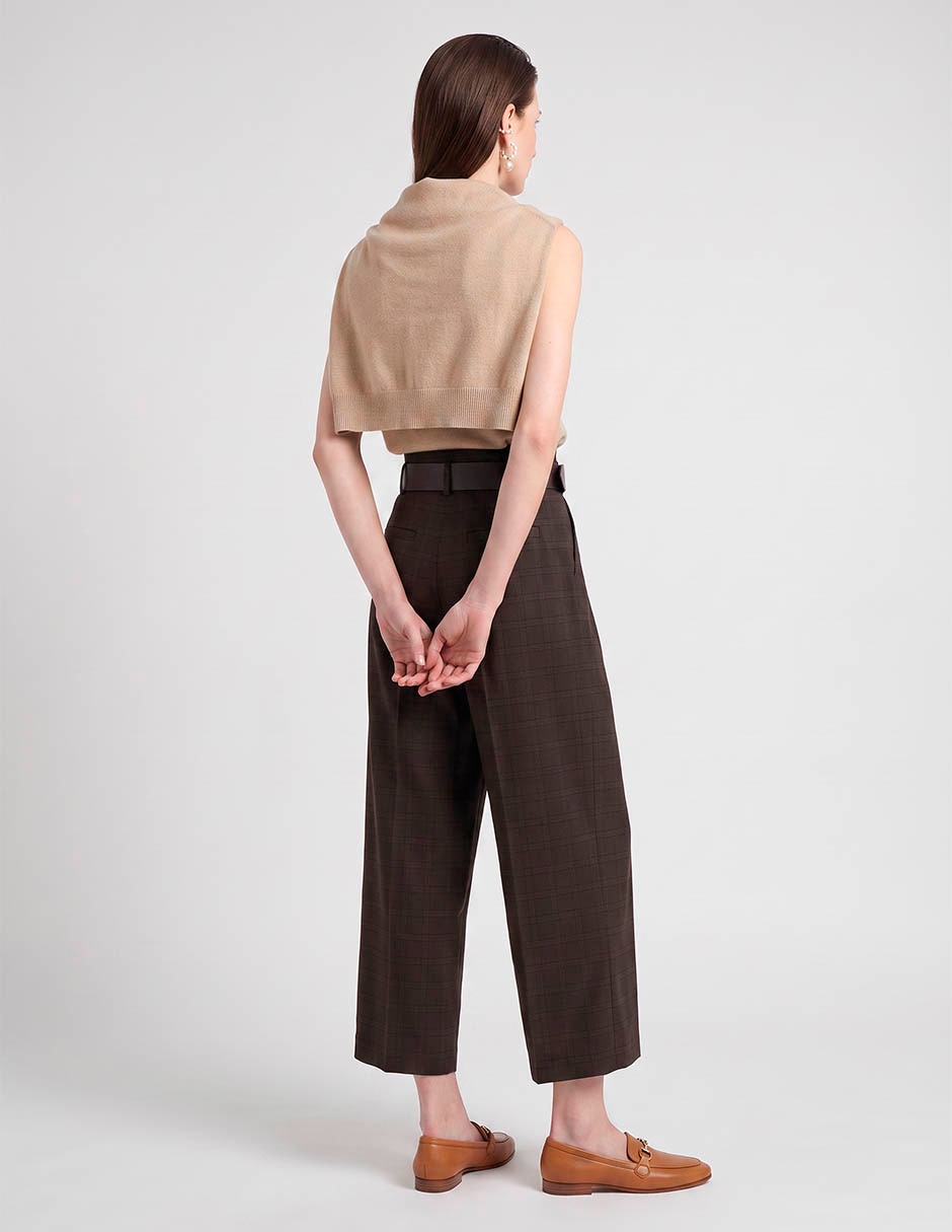 Pantalón coulotte straight para mujer 2