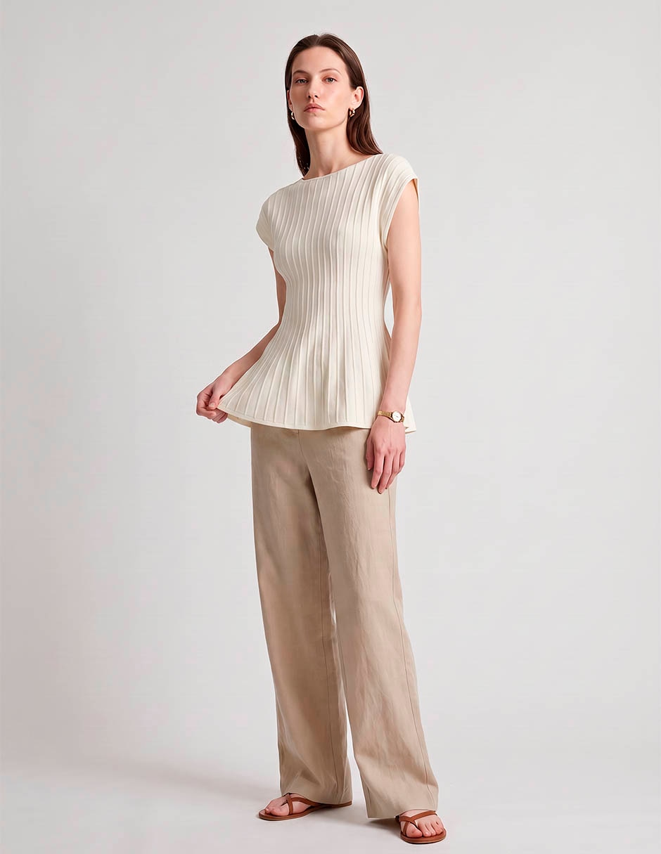 Top cuello ojal 3