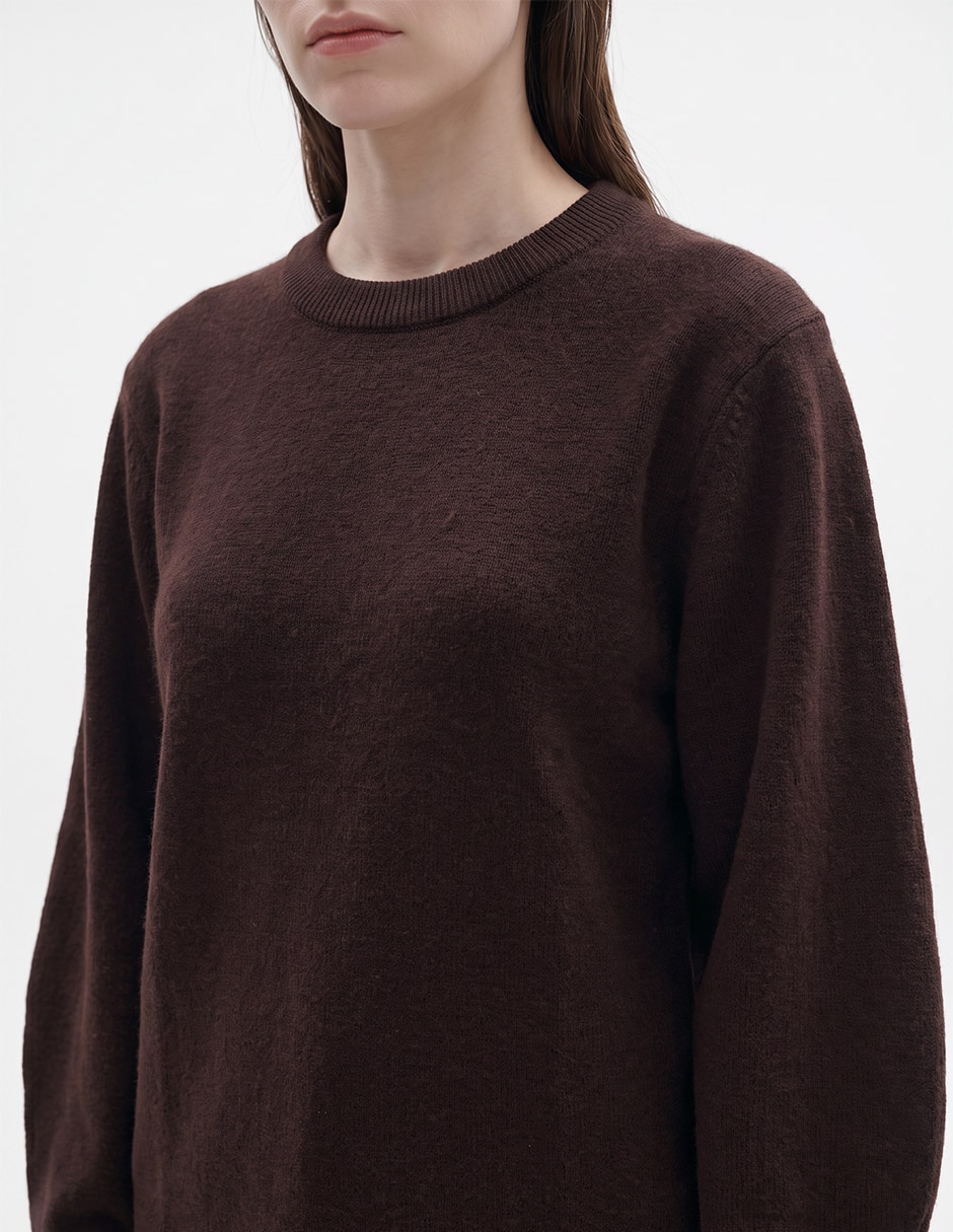 Suéter cuello redondo para mujer 2