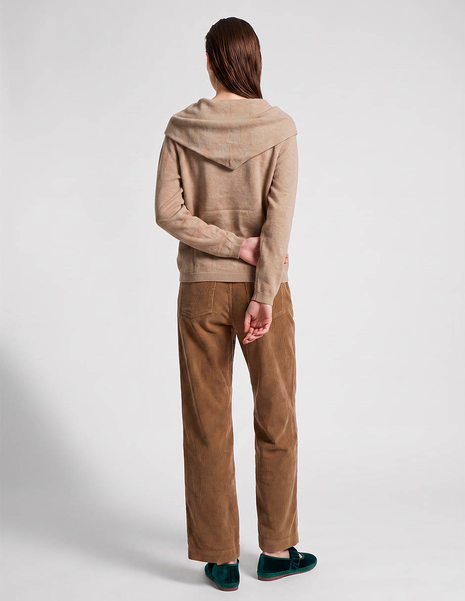 Suéter cuello redondo para mujer 2