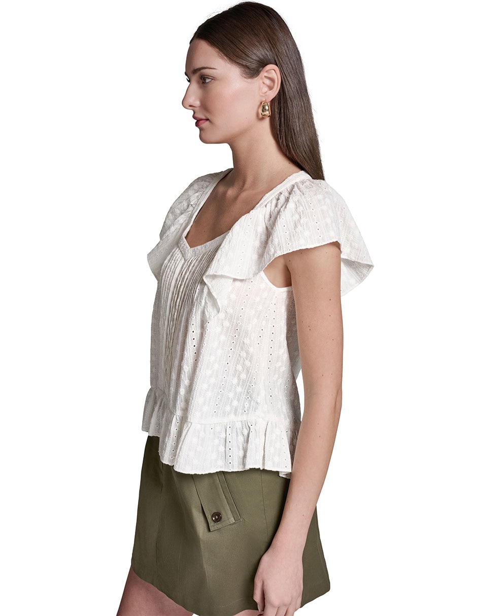 Blusa manga corta para mujer 3