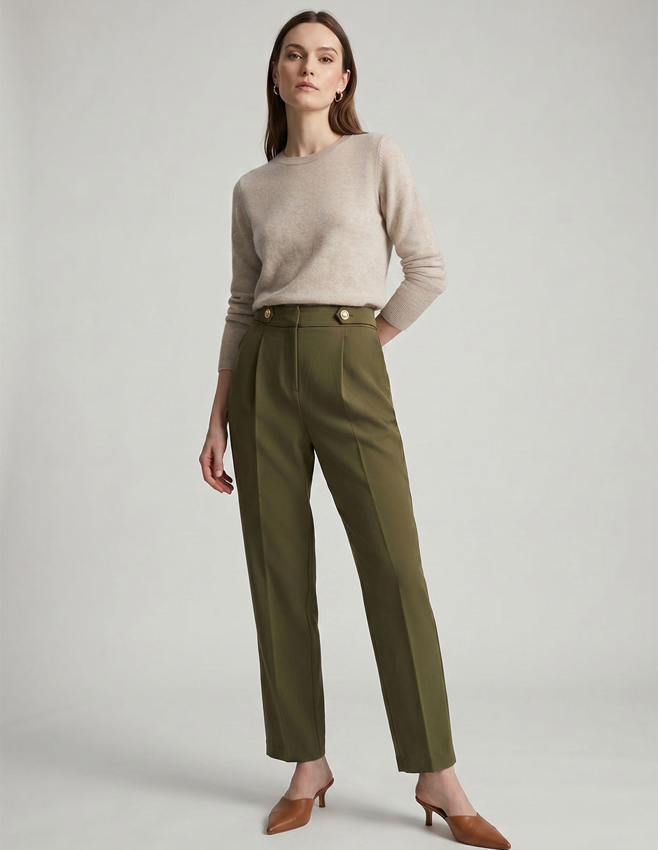 Pantalón regular para mujer 3