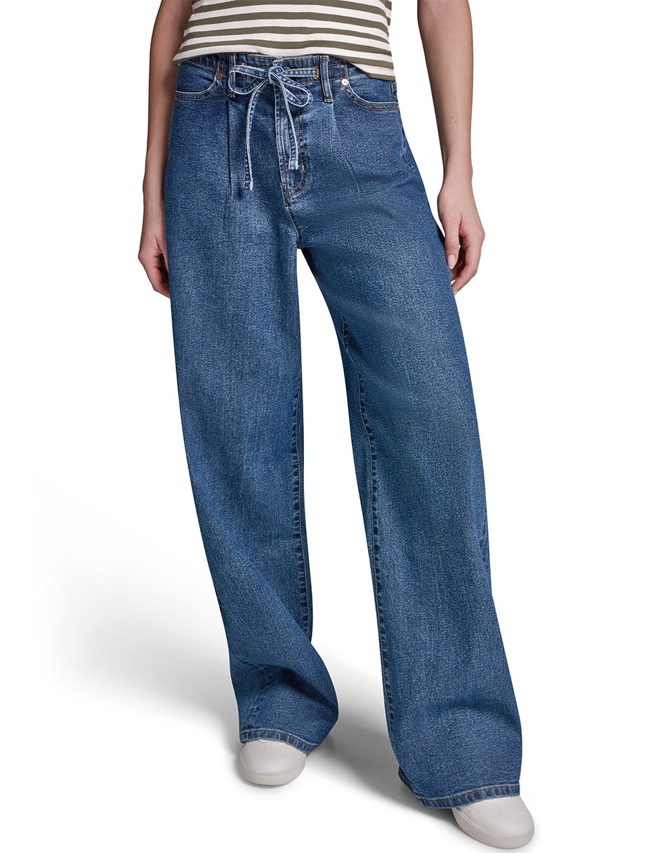 Jeans regular baggy b6cku204qffb corte amplio para mujer 5